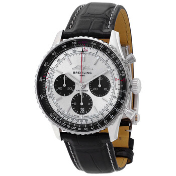 Navitimer B01 Chronograph Automatic Chronometer Silver Dial Watch AB0138241G1P1
