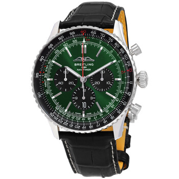 Navitimer Chronograph Automatic Chronometer Green Dial Watch AB0137241L1P1