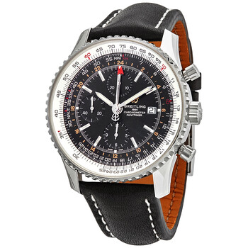 Navitimer GMT Chronograph Automatic 46 mm Leather Watch A24322121B2X1