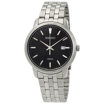 Neo Classic Diamond Black Dial Watch SUR261P1