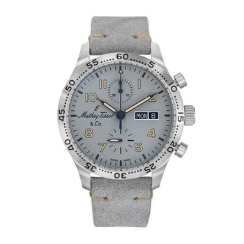 Open Box  MatheyTissot Type 21 Chrono Auto Chronograph Automatic Grey Dial Watch H1821CHTLG