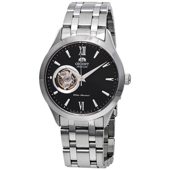 Open Heart Automatic Black Dial Watch FAG03001B0