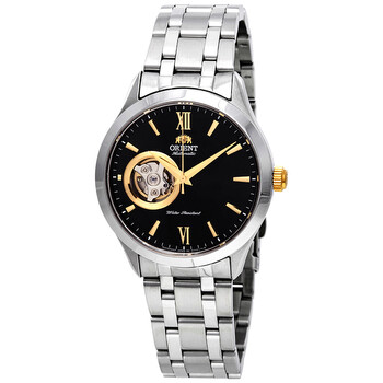 Open Heart Automatic Black Dial Watch FAG03002B0