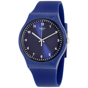Originals Mono Blue Dial Silicone Watch SUON116