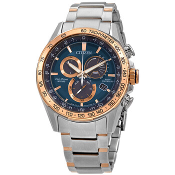 PCAT Chronograph EcoDrive Blue Dial Watch CB591659L