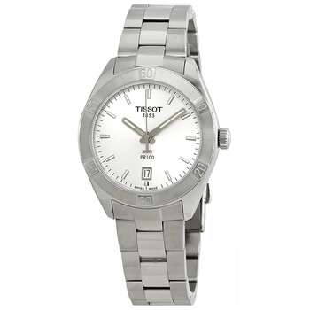 PR100 Silver Dial Stainless Steel Watch T101.910.11.031.00