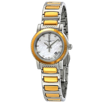 Parisii Diamond Mother of Pearl Dial TwoTone Watch P26SY2.911.001