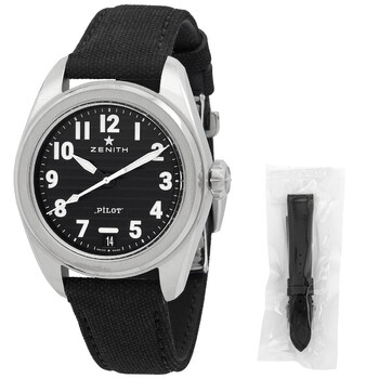 Pilot Automatic Black Dial Watch 03.4000.362021.I001