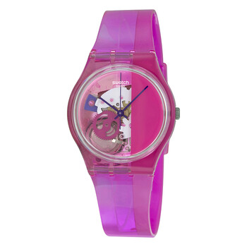 Pinkorama Pink Skeleton Dial Twotone Pink Silicone Watch GP145