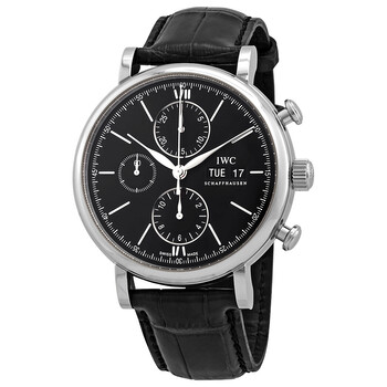 Portofino Chronograph Automatic Black Dial Watch