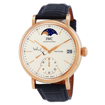 Portofino Hand Wind Moon Phase Silver Dial Watch IW516409