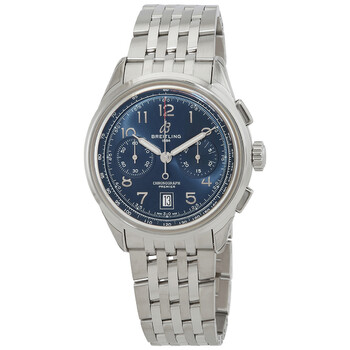 Premier B01 Chronograph 42 Automatic Chronometer Blue Dial Watch AB0145171C1A1