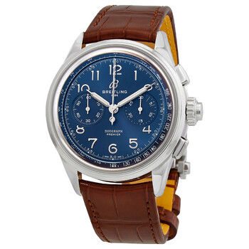 Premier B15 Duograph Chronograph Hand Wind Blue Dial Watch AB1510171C1P1