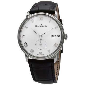 Preowned Blancpain Villeret Ultra Slim Automatic White Dial Watch 6652112755B