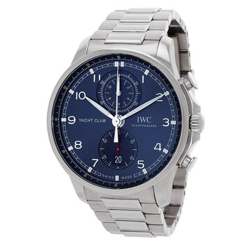 Preowned IWC Portugieser Chronograph Automatic Blue Dial Watch IW390701