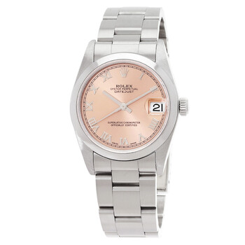 Preowned Rolex Datejust Automatic Rose Gold Dial Watch
