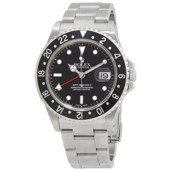 Preowned Rolex GMTMaster II Automatic Chronometer Black Dial Watch