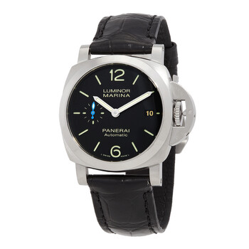Preowned  Luminor Marina Quaranta Automatic Black Dial Watch