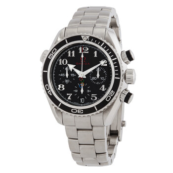 Preowned  Seamaster Olympic Chronograph Automatic Chronometer Black Dial Watch