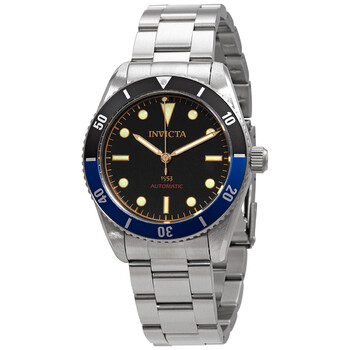 Pro Diver Automatic Black Dial Batman Bezel Watch