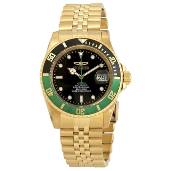 Pro diver automatic black dial men's watch outlet