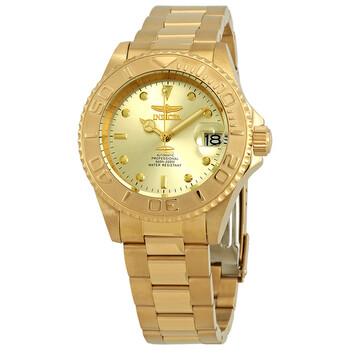 Pro Diver Automatic Gold Dial Watch 9010OB