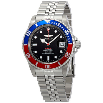 Pro Diver Automatic Pepsi Bezel Black Dial Watch