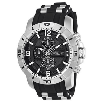 Invicta pro diver chronograph black best sale