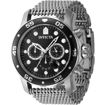 Pro Diver Chronograph GMT Date Quartz Black Dial Watch