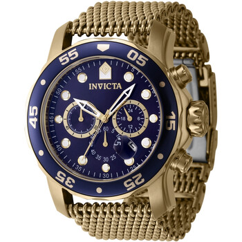 Pro Diver Chronograph GMT Date Quartz Blue Dial Watch