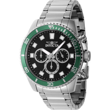 Pro Diver Chronograph GMT Quartz Black Dial Watch
