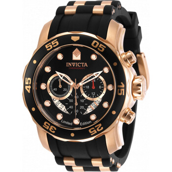 Pro Diver Chronograph Quartz Black Dial Watch