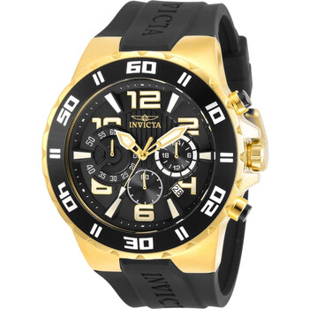 Pro Diver Chronograph Quartz Black Dial Watch