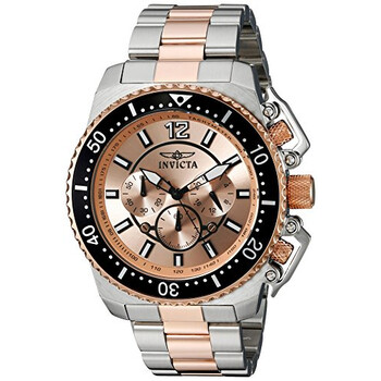 Pro Diver Chronograph Rose Dial Watch