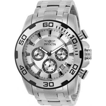 Pro Diver Chronograph Silver Dial Watch