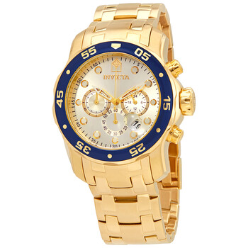 Pro Diver Chronograph Silver Dial Watch