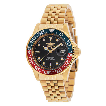 Pro Diver Quartz Black Dial Pepsi Bezel Watch