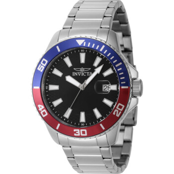 Pro Diver Quartz Black Dial Pepsi Bezel Watch