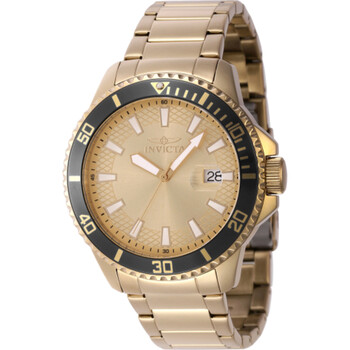 Pro Diver Quartz Gold Dial Watch