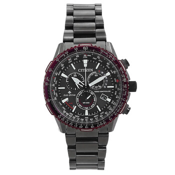 Promaster Perpetual Alarm World Time Chronograph GMT Black Dial Watch CB500955E