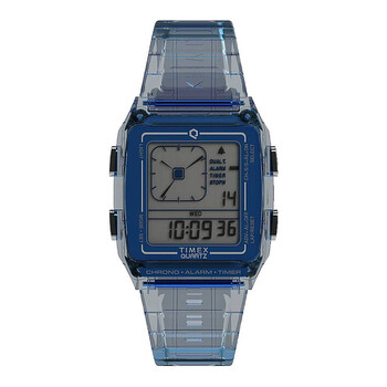 Q Timex LCA Alarm Quartz Digital Resin Watch TW2W45100