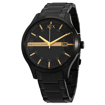 Quartz Black Dial Watch AX2413