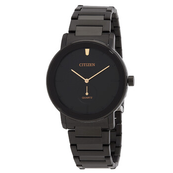 Quartz Black Dial Watch BE918753E