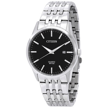 Quartz Black Dial Watch BI500087E