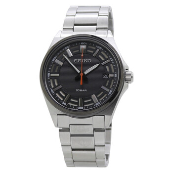 Quartz Crystal Black Dial Watch SUR507P1