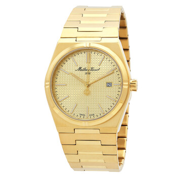 Quartz Gold Dial Watch H117PDI