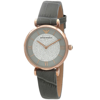 Quartz TwoHand Gray Dial Watch AR11502