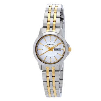 Quartz White Dial Watch EQ060855A