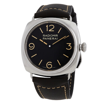 Radiomir Officine Hand Wind Black Dial Watch PAM01382