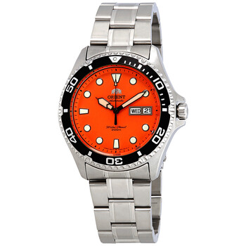 Ray Raven II Automatic Orange Dial Watch FAA02006M9